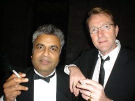 Ali Karim And Lee Child