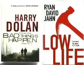 Bad Things Happen by Harry Dolan and Low Life by Ryan David Jahn