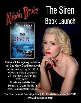 Alison Bruce, The Siren Book Launch