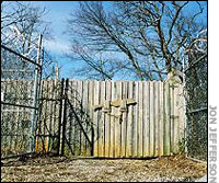 Main gate of the Body Farm