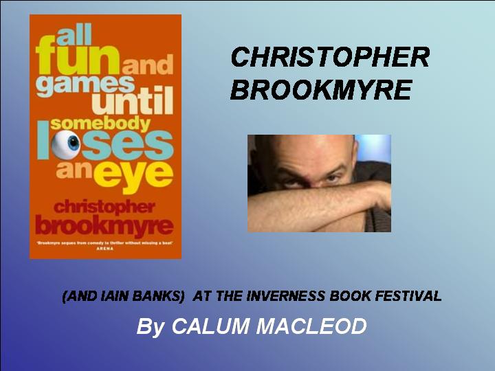 Shots: Christopher Brookmyre Picture