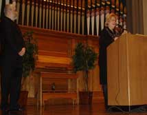 Christine Mathews and Bob Randiss at Shamus 2008