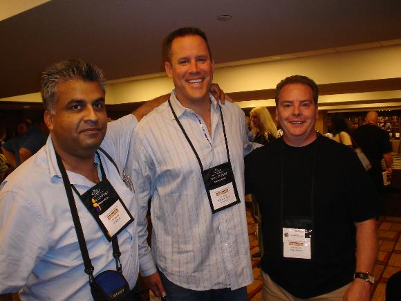 Ali Karim, Vince Flynn & Mike Stotter