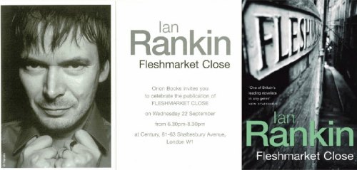 Ian Rankin, Fleshmarket Close Book Launch, Photoshoot